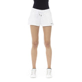 Just Cavalli White Cotton Women's Sweat Shorts